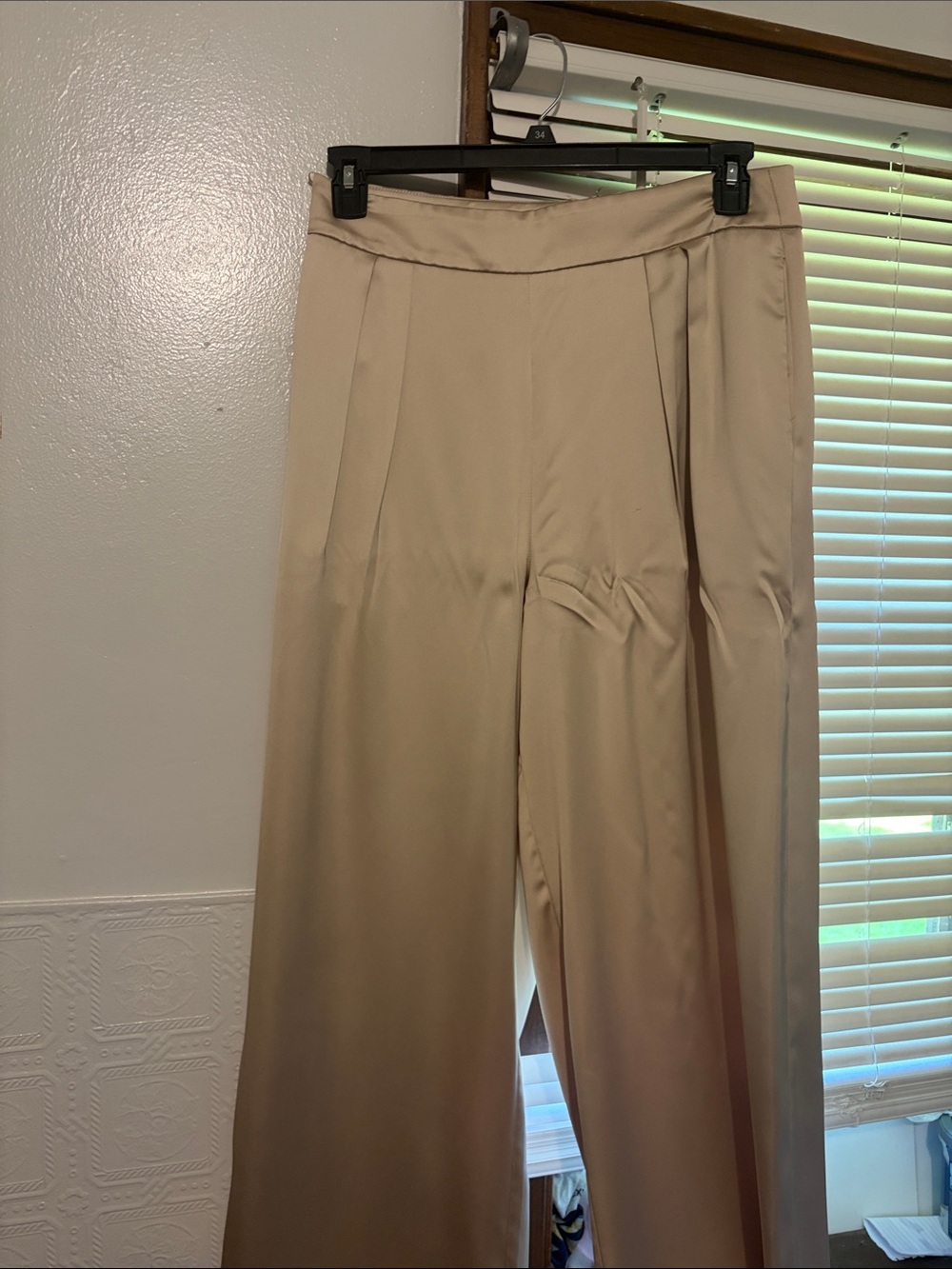 Silk wide leg trousers - Picture 1 of 2